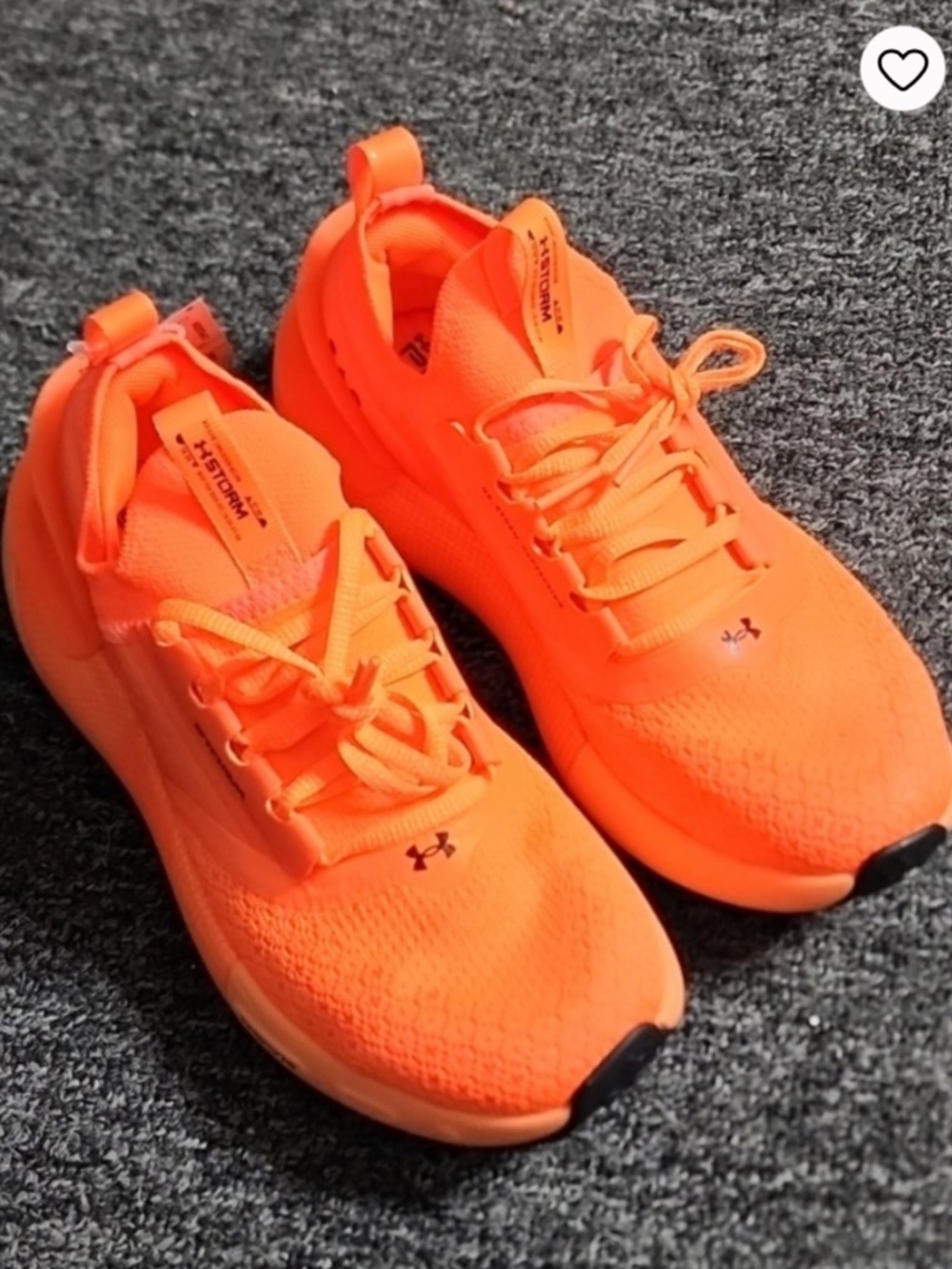 Under Armour HOVR Phantom 3 Trainer Running Athletic Shoes in Panic Orange